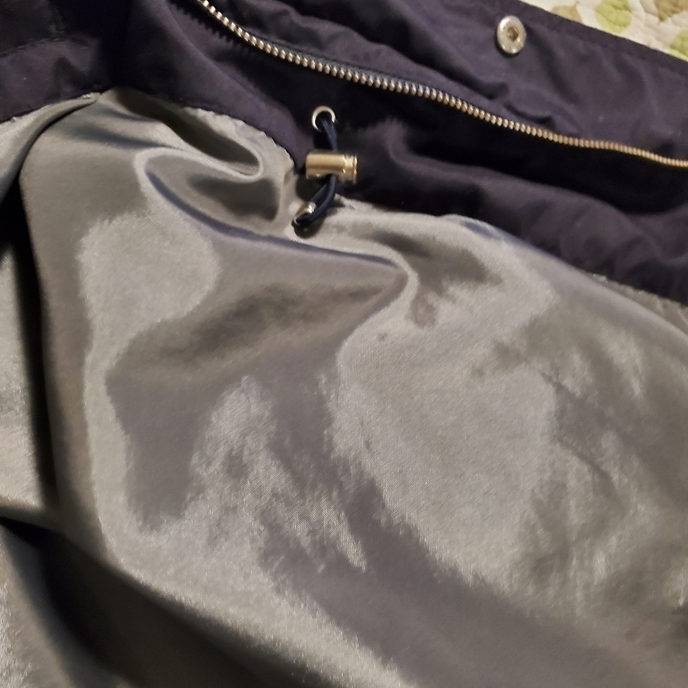 Lands End lightweight navy blue jacket - Suze Large - Picture 6 of 7